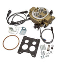 Holley 550-869 Sniper EFI Quadrajet Fuel Injection Throttle Body Kit, Aluminum, Gold Finish