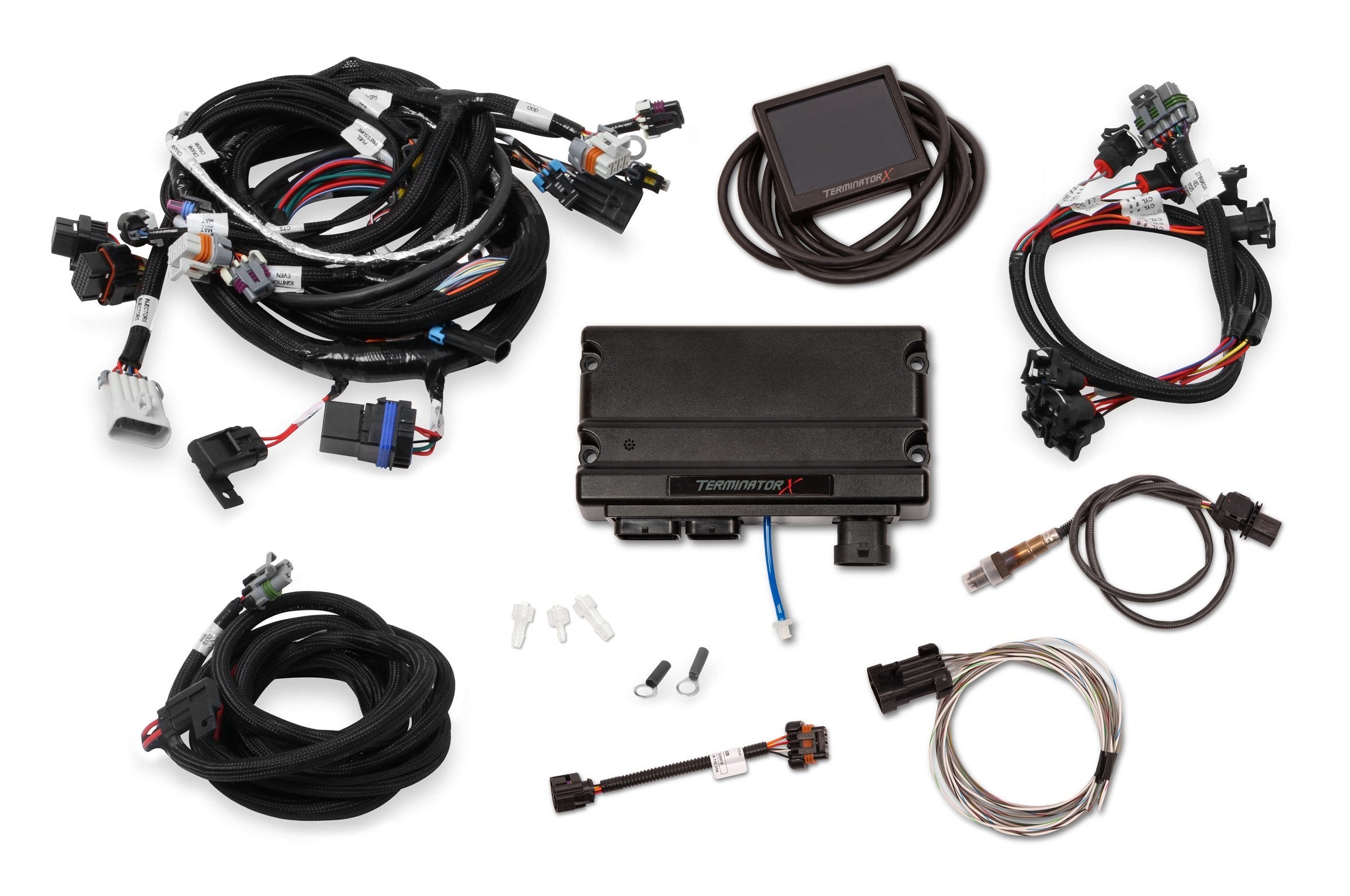 Holley 550-903 Engine Management System Terminator X with 3.5-Inch Touchscreen and Wiring Harness for GM LS-Series