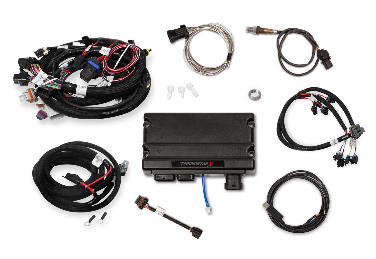 Holley 550-904T Terminator X MPFI Kit for GM LS Early Truck with Wiring Harness and 24x Reluctor Wheel