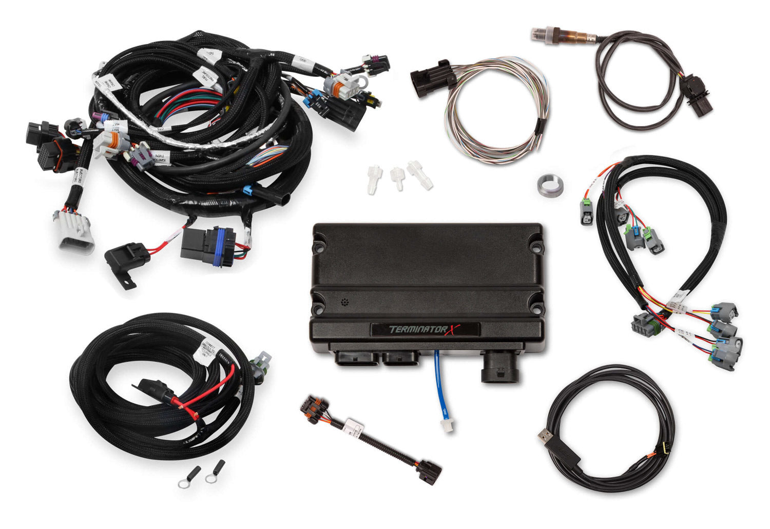 Holley 550-905T Terminator X MPFI Kit for GM LS2/LS3 Engines with Wiring Harness and 58x Reluctor Wheel