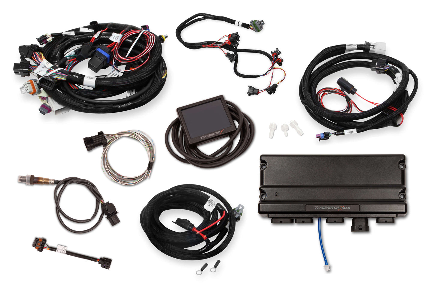 Holley Terminator X Max MPFI Kit for GM LS-Series Engines with 3.5-Inch Touchscreen and Transmission Control