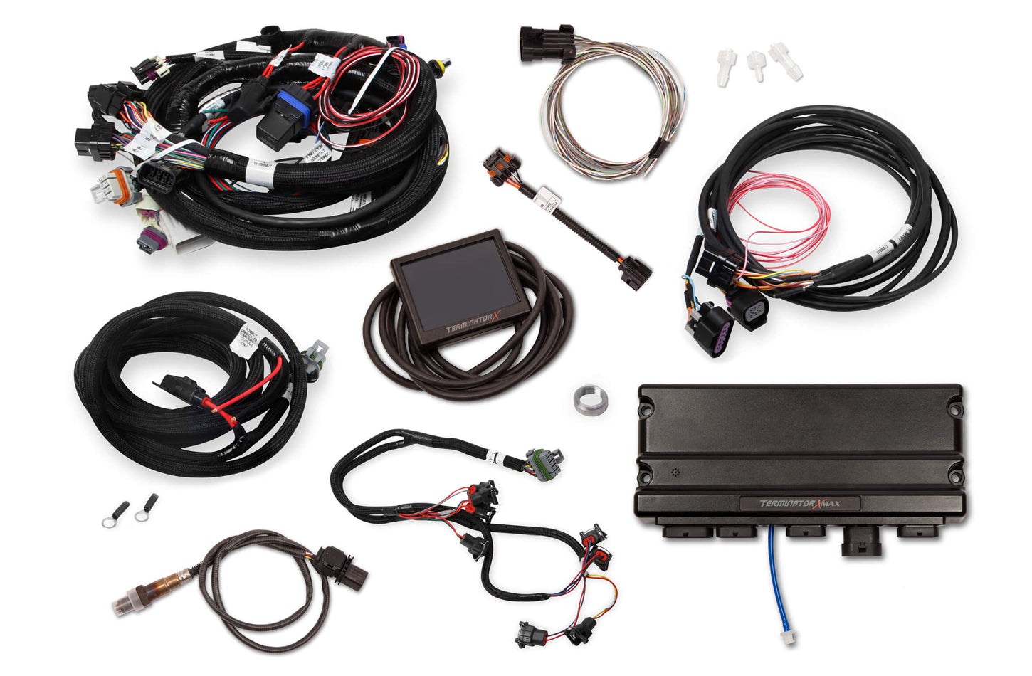 Holley 550-929 Terminator X Max MPFI System for GM LS Engines with 3.5-Inch Touchscreen and Wiring Harness