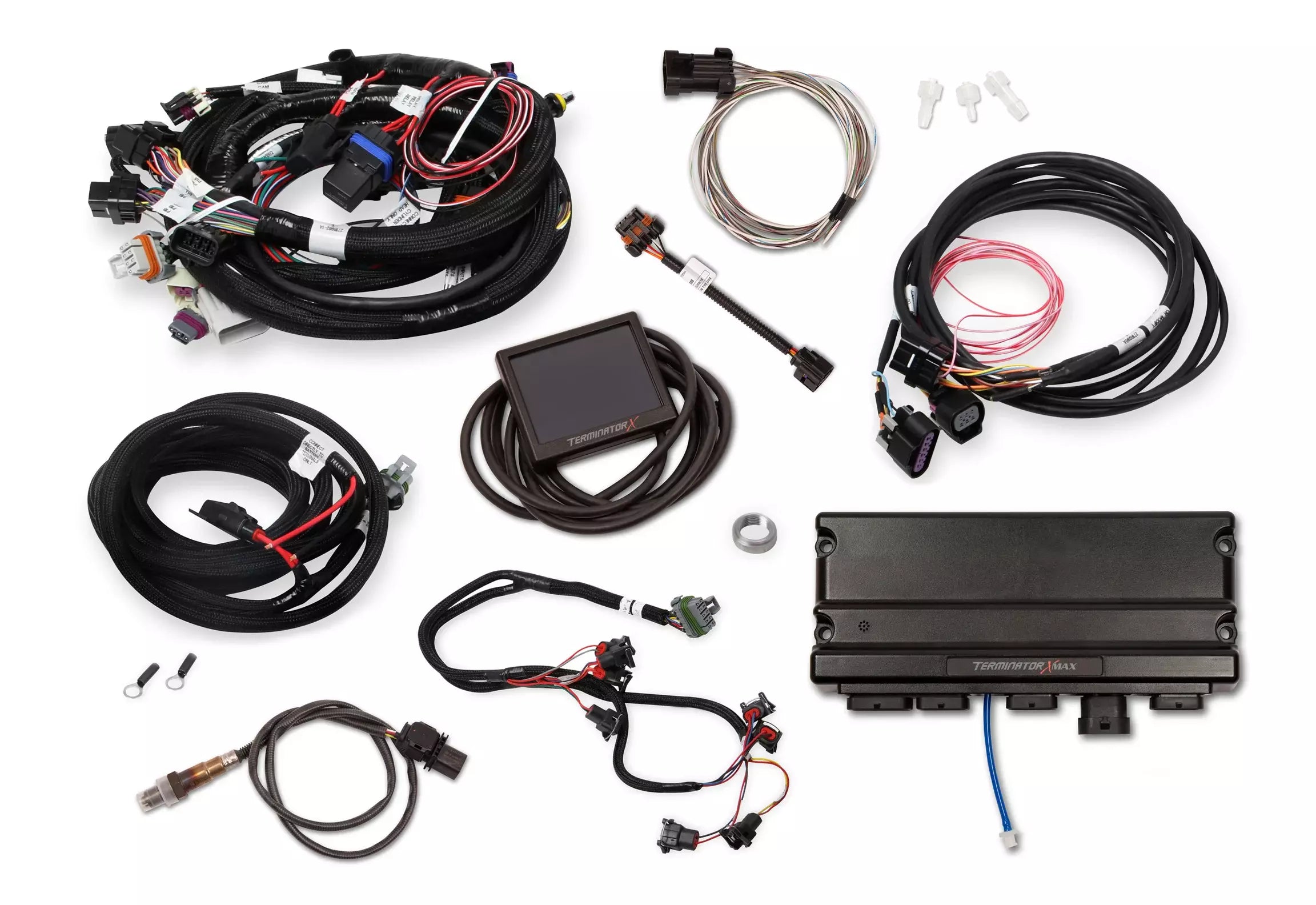 Holley 550-930 Terminator-X Max MPFI with Drive By Wire for GM LS-Series Engines, 3.5 Inch Touchscreen
