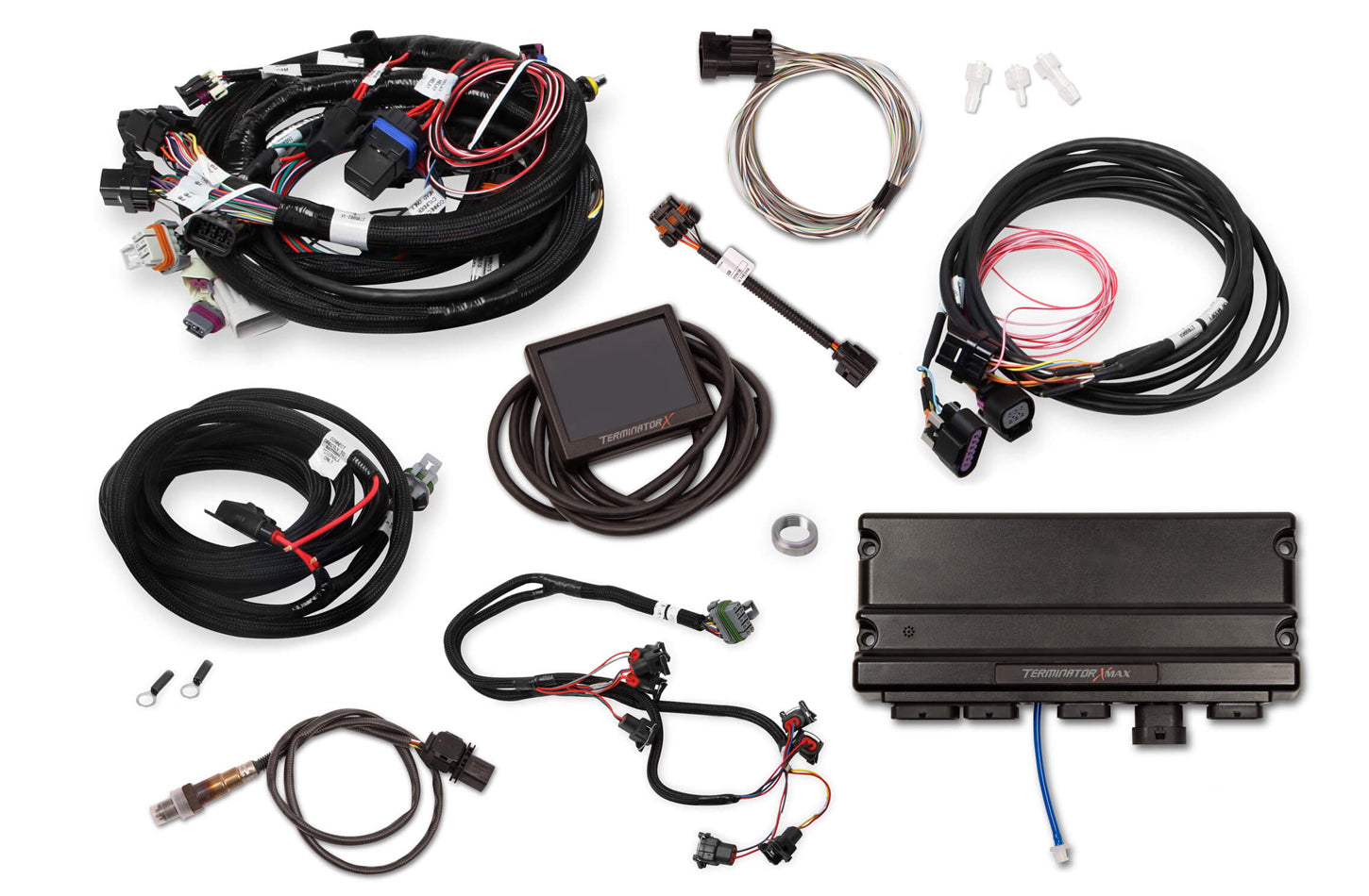 Holley 550-931 Terminator X Max Engine Control Module with 3.5-Inch Touchscreen and LS2/LS3 Wiring Harness
