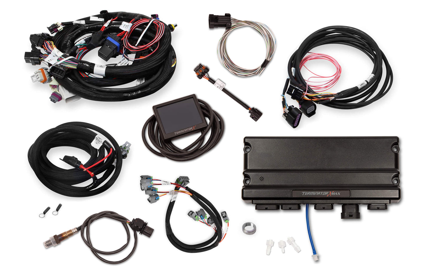Holley 550-932 Terminator X Max MPFI Kit for GM LS-Series with 3.5-Inch Touchscreen and Drive-by-Wire