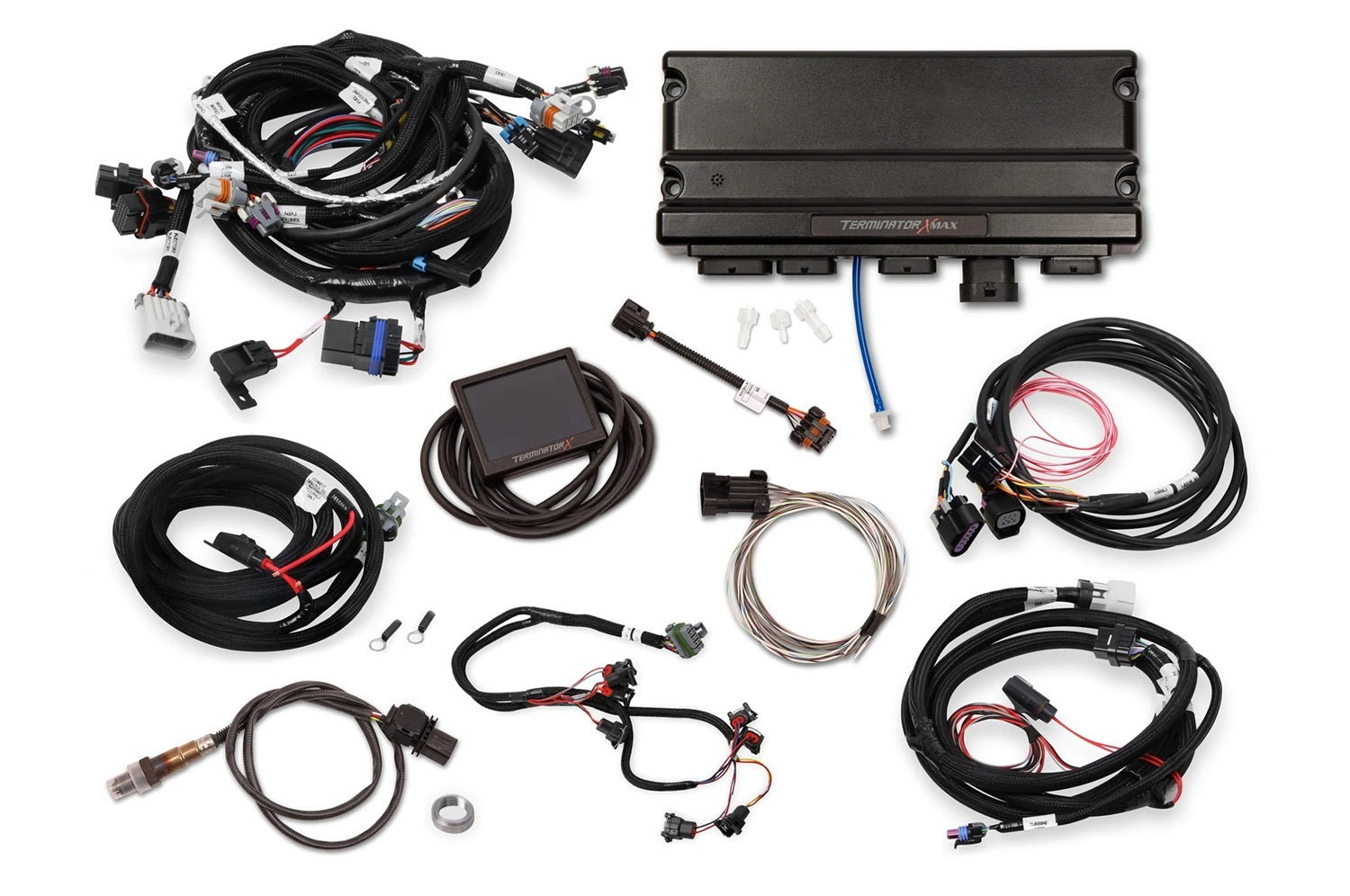 Holley 550-935 Terminator X Max Engine Control Module for GM LS-Series Trucks with 3.5-Inch Touchscreen Display
