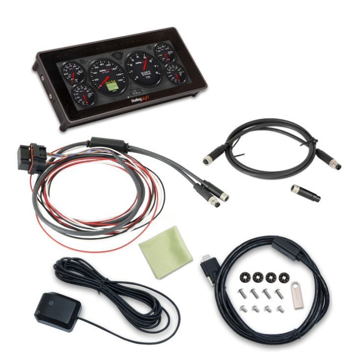 Holley EFI Pro Dash 6.86 M8 Digital Gauge Panel Assembly with Touch Screen