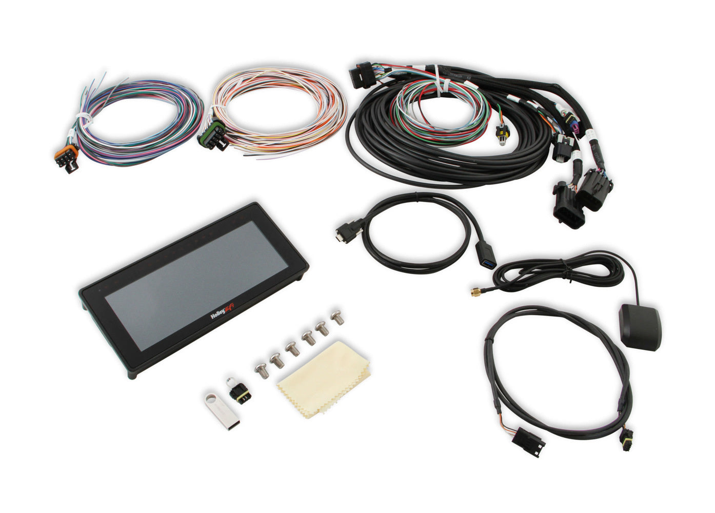 Holley 553-117 EFI Pro Dash Digital Gauge Panel Assembly with Touch Screen Display