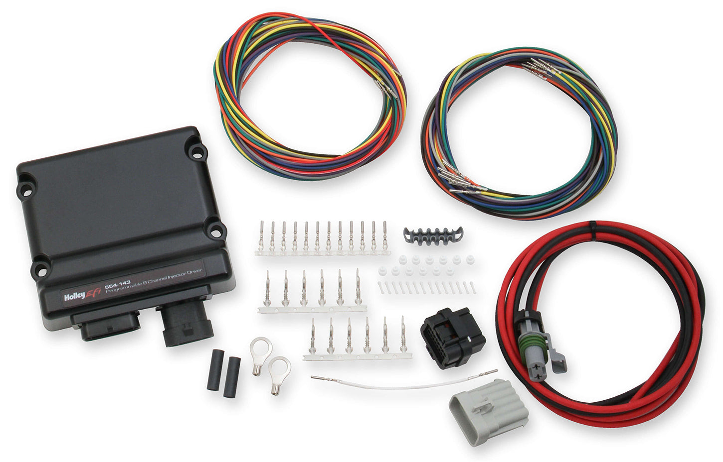Holley 554-142 Injector Driver Module with Wiring Harness for 8-Channel EFI Systems