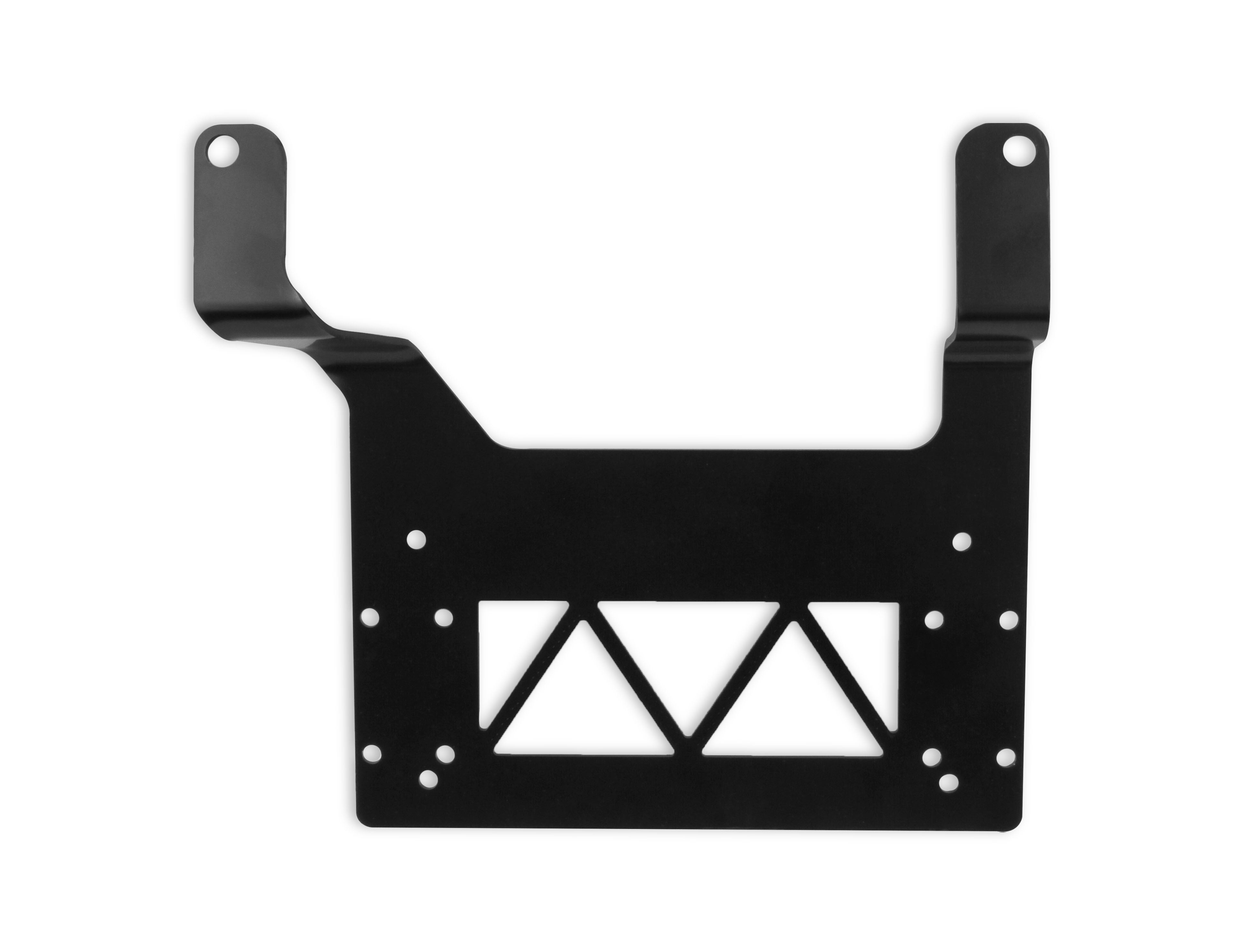 Holley ECU Mounting Bracket for Ford Mustang 1979-2004, Steel, Black Powder Coat, Bolt-On Under Seat Mount