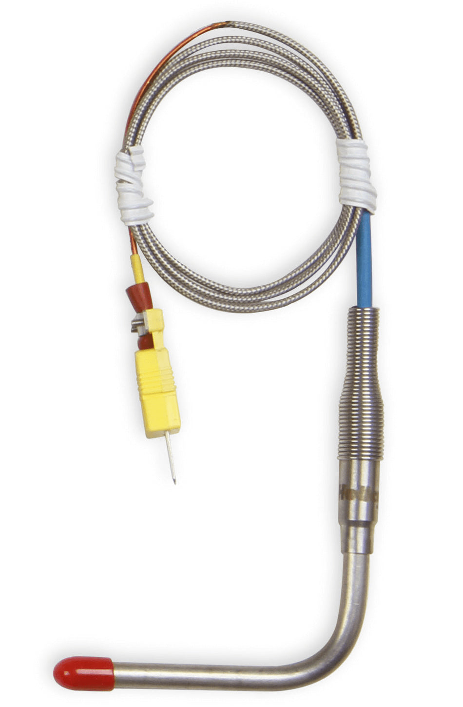 Holley 554-178 1/4 Inch Open Tip 90-Degree Exhaust Gas Temperature Probe with 32.25 Inch Lead