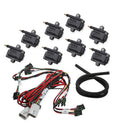 Holley 556-128 Coil-Near-Plug Smart Coil Kit for V8 Engines with Big Wire C-N-P E-Core and HEI Style Terminal