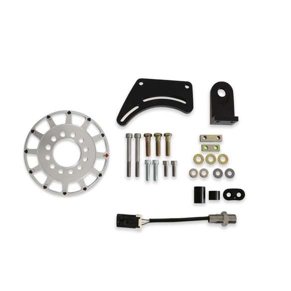Holley 556-173 7-Inch Coyote Crank Trigger Kit with Hall Effect Sensor and Flying Magnet