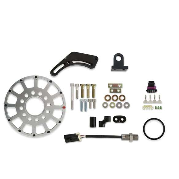 Holley 556-175 7.25 Inch GM LS Series Crank Trigger Kit with Hall Effect Sensor and Trigger Wheel