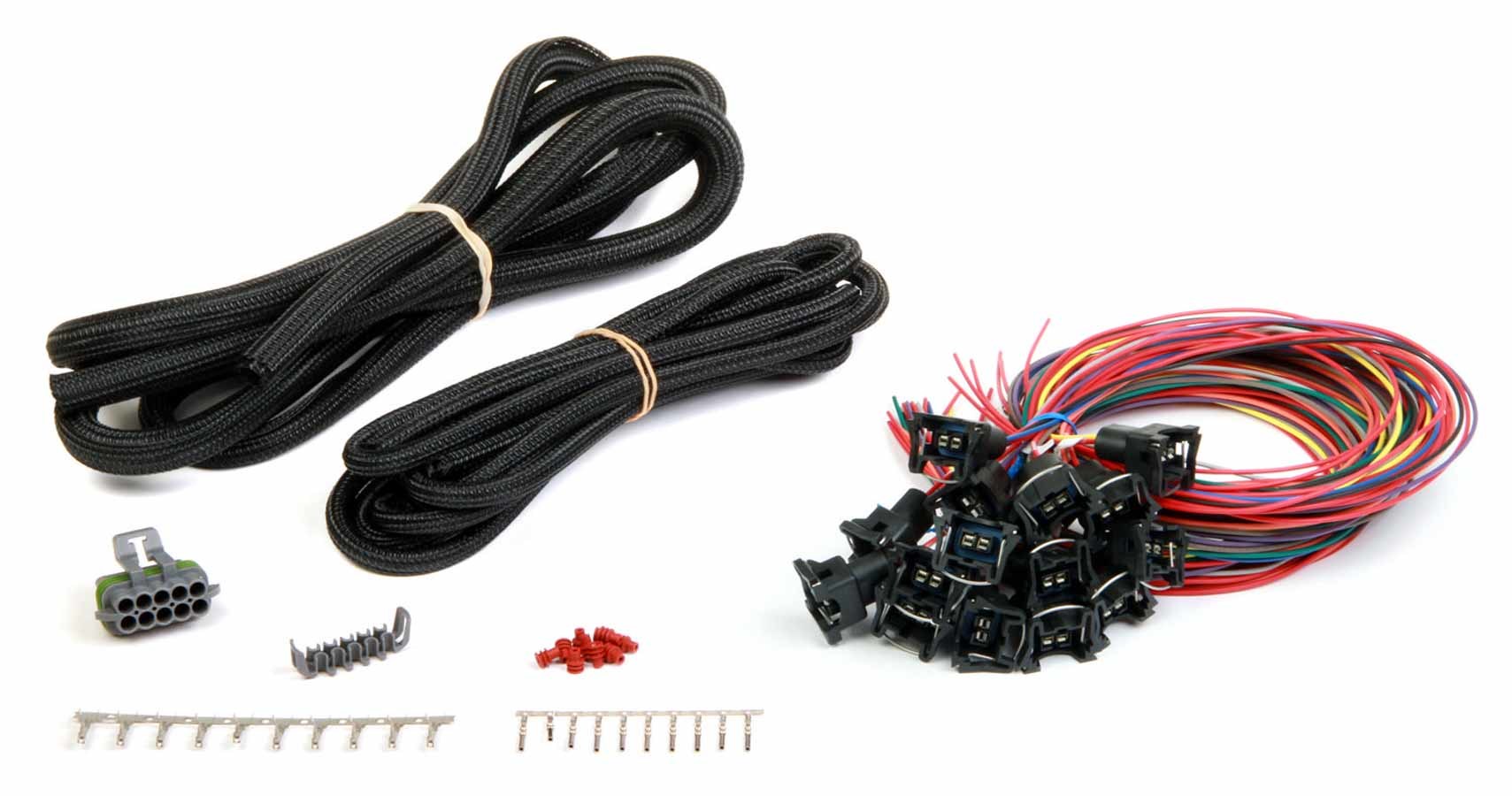 Holley 558-207 EFI Wiring Harness for Bosch EV1 Style Injectors, 16 Injector Terminals, Unterminated