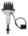 Holley 565-111 Dual Sync Distributor for Small Block Ford 351W, HEI Style, Black Finish, Low Profile Design