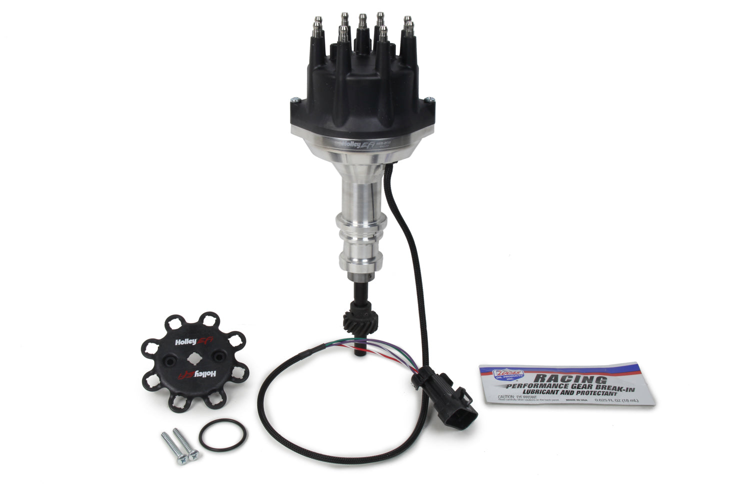 Holley 565-202 SBF 302 Distributor Dual Sync Hall-Effect with Locked Advance and HEI Terminal