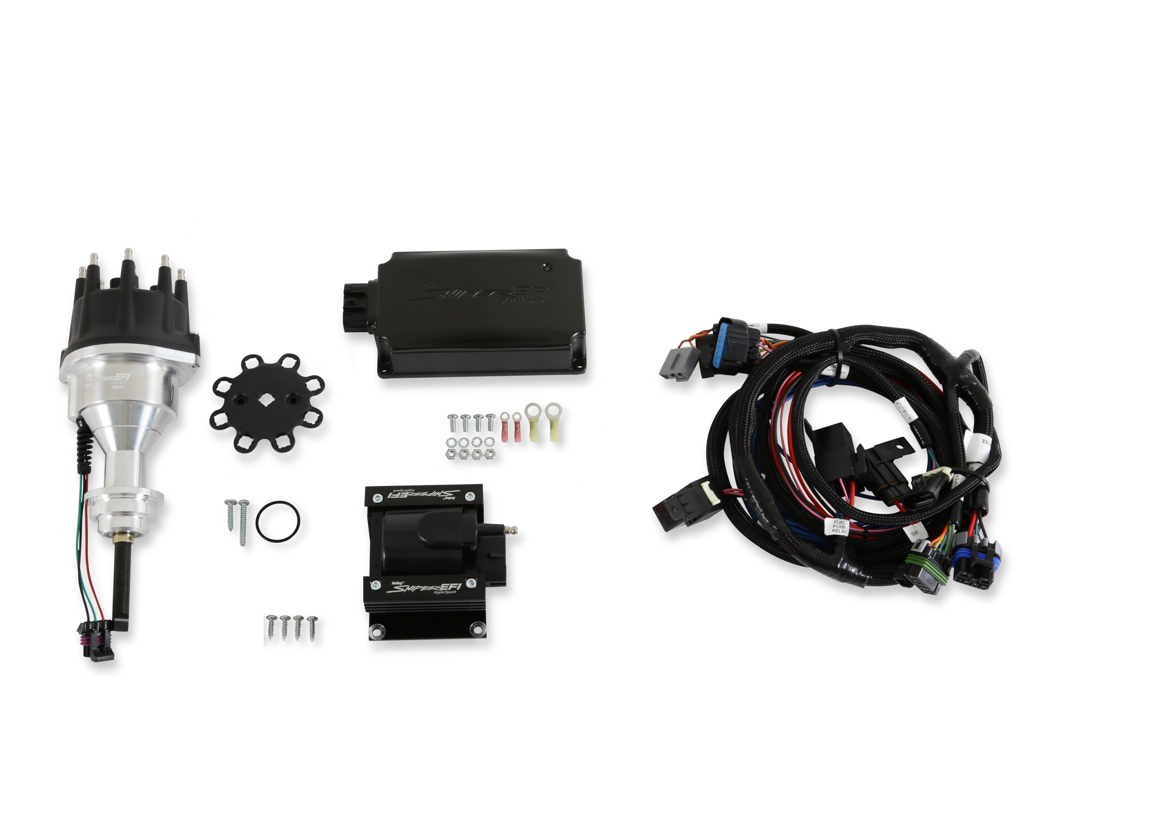 Holley 565-304K Hyperspark Distributor for Small Block Mopar with Hall Effect Pickup and Aluminum Housing