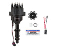 Holley 565-314BK EFI Distributor for Pontiac V8 with Hall-Effect Trigger, Locked Advance, Male Terminal, Aluminum Black Anodized