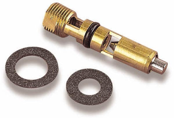 Holley 6-521 Needle and Seat Assembly for Carburetors, Adjustable, Titanium, 0.150 Inch Orifice