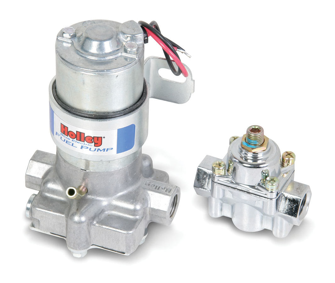 Holley 712-802-1 Marine Electric Fuel Pump, In-Line, Blue, 88 GPH at 9 PSI