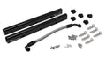 Holley 850002 EFI Fuel Rail Kit for GM LS3 and L92 Intake Manifolds with 8 AN Female O-Ring Inlets and Outlets, Aluminum Black Anodized