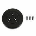 Holley 97-185 Air Conditioning Pulley Cover for Sanden SD7 Compressors, Aluminum, Black Anodized