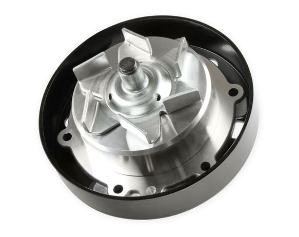 Holley GM LS Water Pump - Mid Mount Auxiliary Drive Assembly with Aluminum Construction