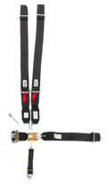 Hooker Harness 52000 5-Point Latch and Link Race Harness with Ratchet Adjustment in Black