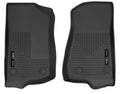 Husky Liners 13021 WeatherBeater Front Floor Liner for Jeep Wrangler JL - Black Textured Plastic