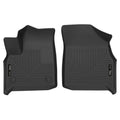 Husky Liners 13251 WeatherBeater Front Floor Liners for GM Midsize SUVs, Black Textured Plastic Pair