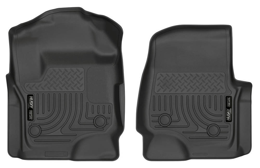 Husky Liners 13321 WeatherBeater Front Floor Liners for Ford Super Duty Trucks