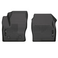Husky Liners WeatherBeater Front Floor Liners for Ford Transit Connect 2020-2023, Black Textured Plastic Pair