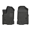 Husky Liners 13411 WeatherBeater Front Floor Liners for Ford Ranger 2019-2023, Black Textured Plastic, Pair