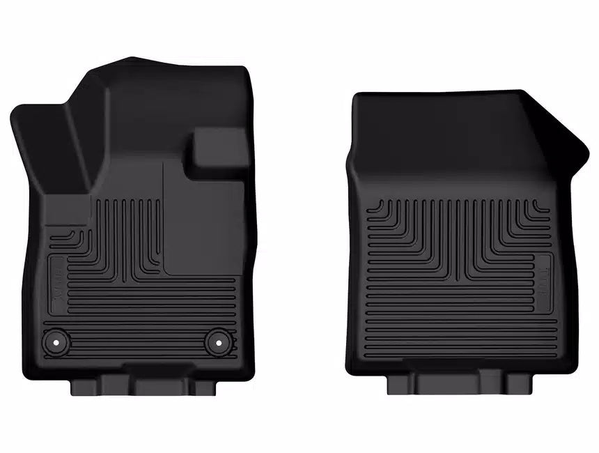 Husky Liners WeatherBeater Front Floor Liners for Lincoln Nautilus 2024, Textured Black Plastic Pair