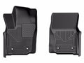 Husky Liners WeatherBeater Front Floor Liners for Toyota Midsize Trucks 2024, Double Cab, Black Textured Plastic