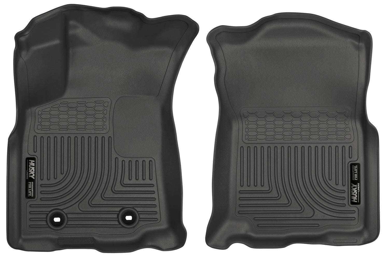 Husky Liners 13951 WeatherBeater Front Floor Liners for Toyota Fullsize Trucks (2016-2017)