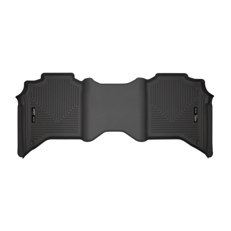 Husky Liners Floor Liner 14101 WeatherBeater for Dodge Ram 2500/3500 Crew Cab, 2019-2024, Black Textured Plastic