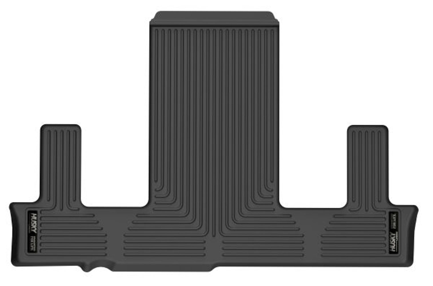 Husky Liners 14231 WeatherBeater Floor Liner for Third Row Chevrolet Tahoe 2021-2024, Black Textured Plastic