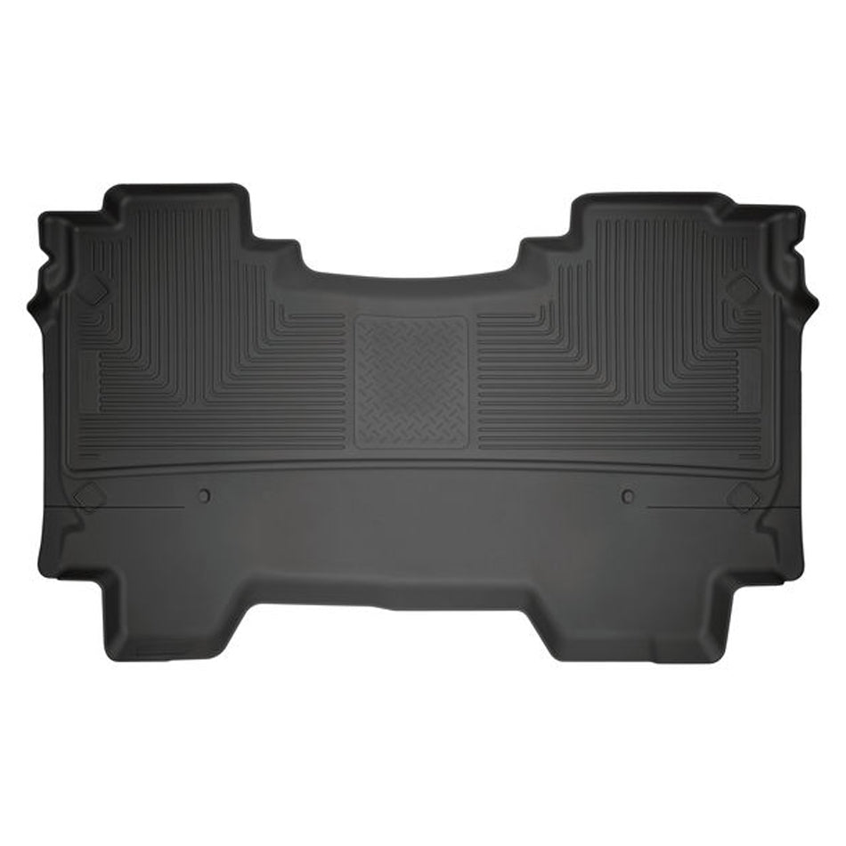 Husky Liners 14751 WeatherBeater Second Row Floor Liner for Dodge Ram 1500 2019, Black Textured Plastic
