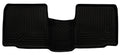 Husky Liners 14761 WeatherBeater 2nd Row Floor Liner for Ford Midsize SUVs, Crew Cab, Black Textured Plastic