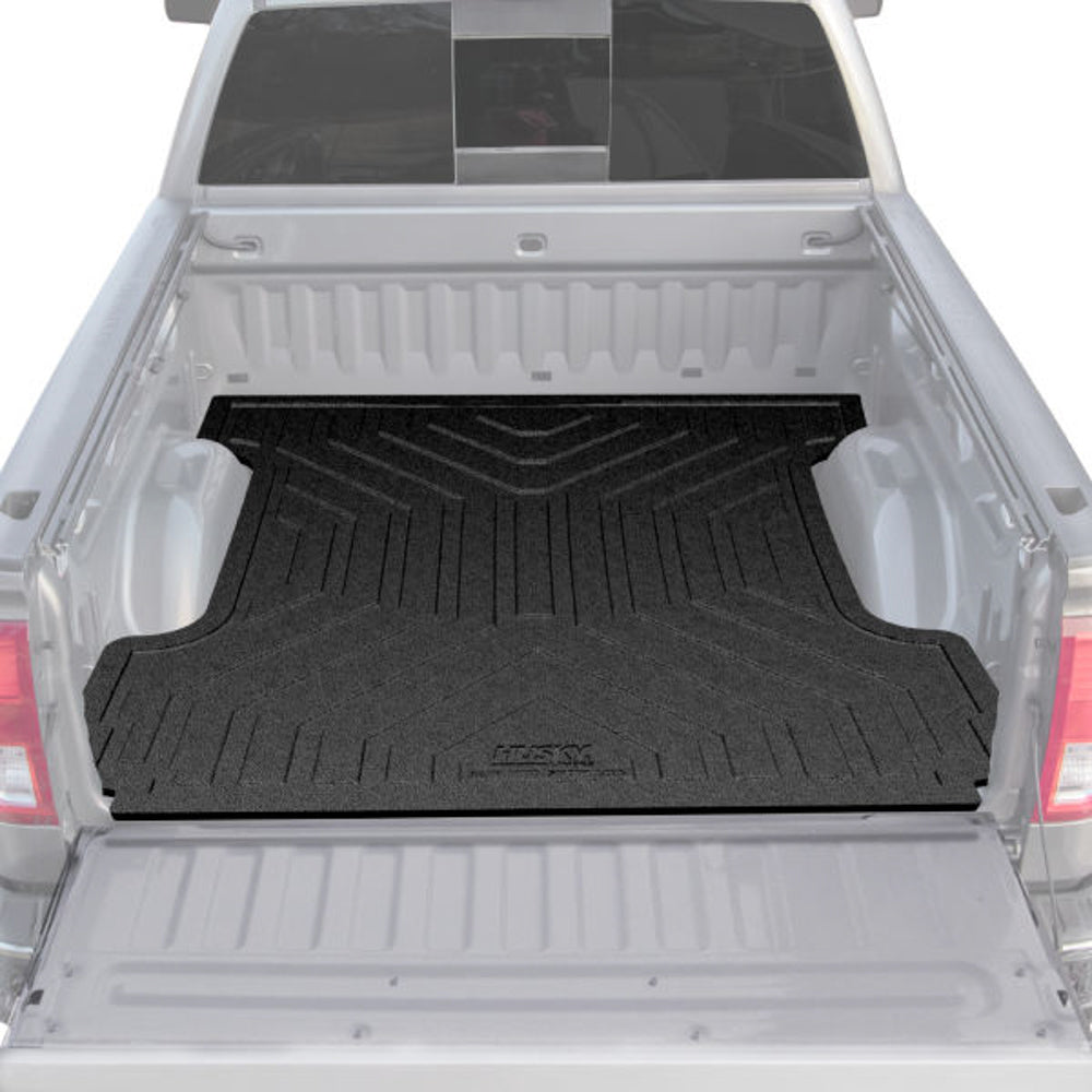 Husky Liners 16008 Heavy Duty Bed Mat for Ford Fullsize Trucks, 2015-2024, 5 ft 7 in Bed, Rubber, Black