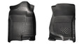 Husky Liners 18201 WeatherBeater Front Floor Liners for GM 2500HD Crew Cab, Black Textured Plastic