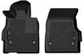 Husky Liners WeatherBeater Front Floor Liners for Chevrolet Corvette 2020-2024, Black Textured Plastic Pair