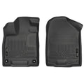 Husky Liners 18431 WeatherBeater Front Floor Liners for Honda Ridgeline 2017-2023, Black Textured Plastic Pair