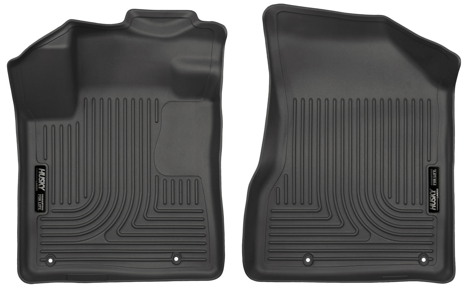 Husky Liners HSK18611 WeatherBeater Front Floor Liners for Nissan Murano 2015-2024, Black Textured Plastic, Pair