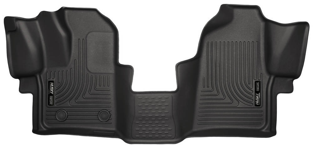 Husky Liners HSK18771 Front WeatherBeater Series Floor Liners for Ford Transit 2015-2018
