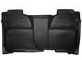 Husky Liners 19231 WeatherBeater Second Row Floor Liner for GM 2500HD Crew Cab, Black Textured Plastic