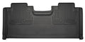Huskyliners 19361 WeatherBeater Second Row Floor Liner for Ford F-250 Super Cab Black Textured Plastic