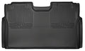 Husky Liners 19371 WeatherBeater Second Row Floor Liner for Ford F-150 Supercrew, Black, Textured Plastic